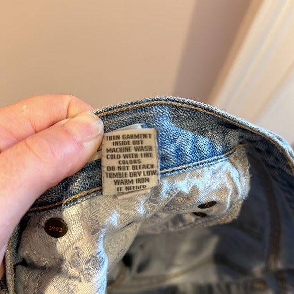 Abercrombie and Fitch heavily distressed jeans size 4R - Picture 12 of 12